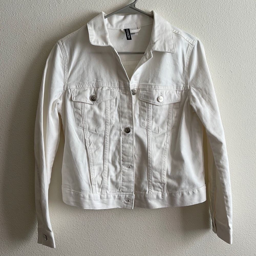 White Jean Jacket